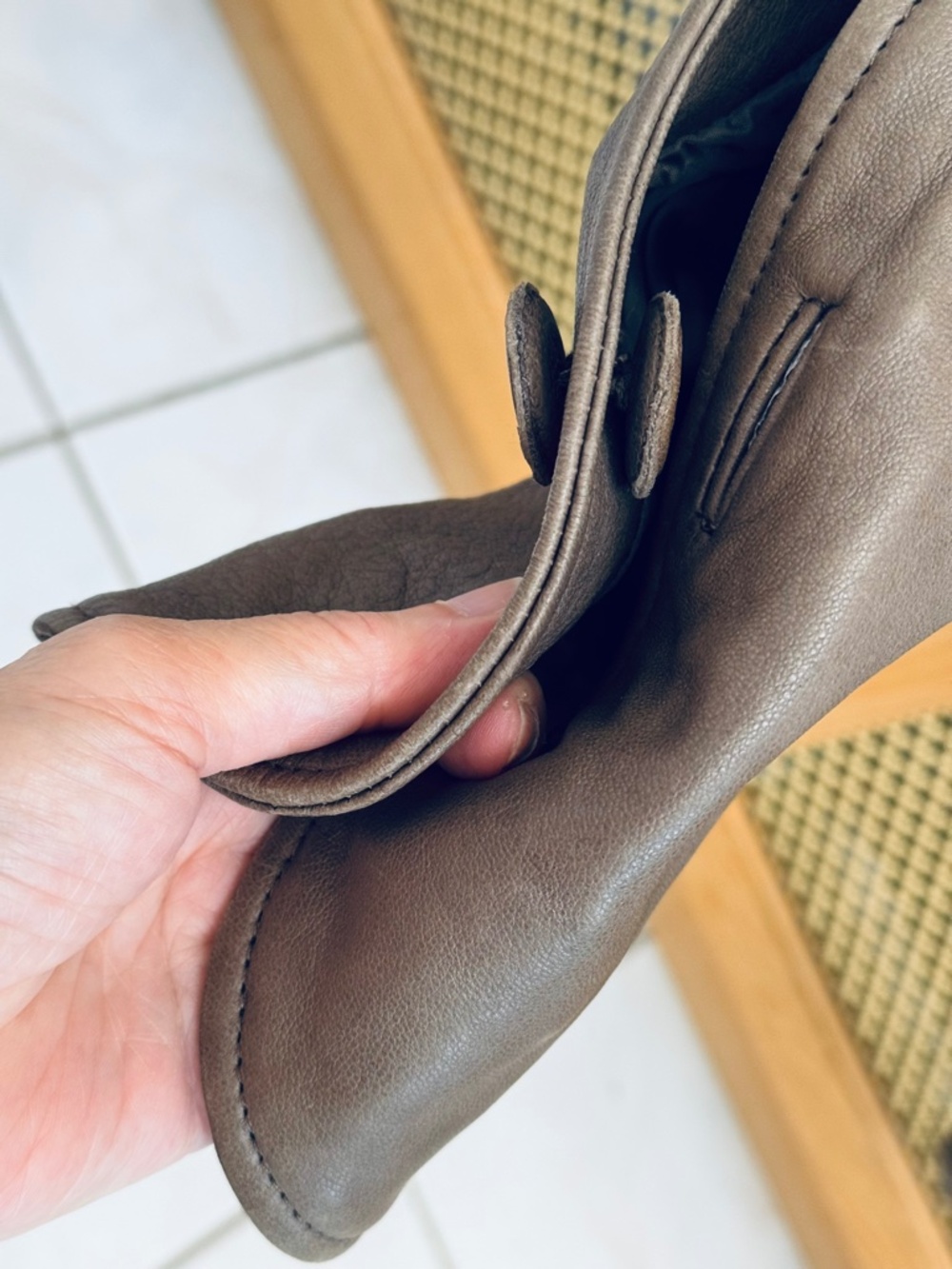 New Mackage Leather Jacket Colour is listed as Oatmeal on tag M - Picture 13 of 13